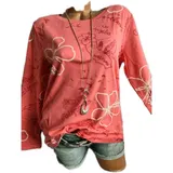 KangaROOS Damen Sweatshirt Pullover Rosa Aufdruck Langarm Gr. 36-42 NEU (1202) – Bild 4