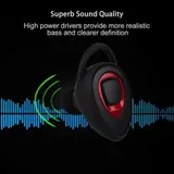 Bluetooth True Wireless Headset Stereo Ohrhörer mit Ladecase & integriertem Mikrofon – Bild 4