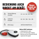 ABSINA Mobile Wallbox 11kW mit App Steuerung - 16A Ladekabel Typ 2 - CEE Stecker – Bild 5