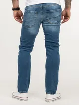 Herren Jeans Stretch Hose Lorenzo Loren Herrenjeans Regular Fit Blau LL-4002 NEU – Bild 4