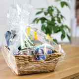 Geschenkkorb leer Aufbewahrungskorb aus Wasserhyazinthe Flechtkorb div. Formen – Bild 8