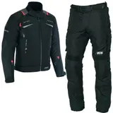 Motorrad Jacke Hose Motorradkombi Herren Textil Kombi Wasserdicht Touring Biker – Bild 2