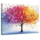 Leinwand Bilder Abstrakt Leinwandbild XXL Modern Wanddeko Wandbilder Wohnzimmer – Bild 1