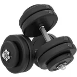 Hantelset 2er Kurzhanteln, 50 kg Kurzhantel Set für Krafttraining, Fitness Stahl – Bild 1
