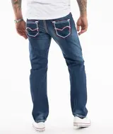 Rock Creek Herren Jeans Hosen Comfort Fit dicke Naht Denim Blau Herrenjeans M70 – Bild 8