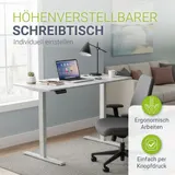 Schreibtisch höhenverstellbar elektrisch Arbeitsplatz mit - Sehr Gut – Bild 7