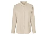 ESMARA® Damen Premium Bluse Leinen, langarm Langarmhemd Hemd Shirt Freizeitlook – Bild 2