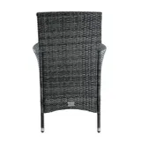 Polyrattan Sitzgruppe Gartenmöbel Set für 8 Personen Rattan Gartenset Anthrazit – Bild 7