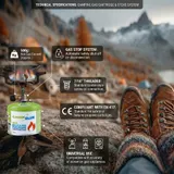 Gaskartusche 500g x12 Propan Butan EN417 Schraubkartusche Camping Kartusche 7/16 – Bild 13