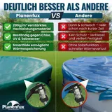 Pool-Abdeckung Abdeck-Plane rund Winter Poolfolie Solarplane UV Schutz 200g/m² – Bild 2