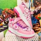 POP by Heelys Quantm Kinder-Schuhe mit Pop Up Rollen Rollschuhe Sneaker Pink – Bild 4