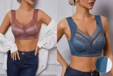 [6 Farben] Damen Spitzen BH mit Schale ohne Bügel Bustier Komfort Push Up Sexy ♥ – Bild 6