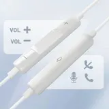 Apple EarPods USB-C Kopfhörer Kabelgebunden Mikrofon Weiß  – Bild 7