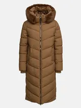 Tazzio Damen Wintermantel - Winter Mantel mit Kapuze, Chevron-Steppmantel – Bild 8