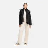 Marikoo Designer Damen Übergangs Jacke leicht gefüttert Kapuze kurz B659 – Bild 4