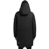 khujo Hant Herren-Mantel Winterparka lange Jacke Winter-Parka Coat Schwarz – Bild 3