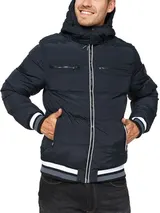 Indicode Herren Winterjacke Marlon-Jacke Steppjacke Kapuze Daunen Optik Männer – Bild 4