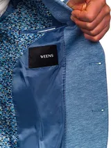 Sakko Herrensakko Sweatjacke Anzug Klassische Unifarben Basic Herren BOLF Casual – Bild 3