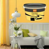 OBI Design Color Wandfarbe matt Honig / Gelb 2,5 l Innenfarbe für 25m² – Bild 1