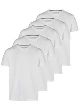 riverso Tshirt Herren Regular Fit RIVDean 5er Set Pack Rundhals Kurzarm Sommer – Bild 1