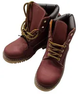 Herbststiefel Winterstiefel Mädchen Boots Stiefel Leder Dunkelrot Größe 33 – Bild 2