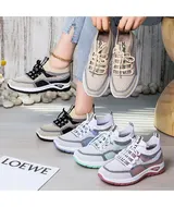 Damen Sneaker Turnschuhe Laufschuhe Atmungsaktiv Sportschuhe Freizeit Schuhe – Bild 8