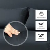 HOMCOM 2-Sitzer Sofa mit Schlaffunktion Schlafsofa mit Verstellbarer Rückenlehne – Bild 8