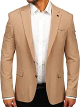 Sakko Herrensakko Sweatjacke Anzug Klassische Basic Casual Herren BOLF Unifarben – Bild 3