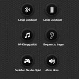 Bluetooth Kopfhörer Over On Ear Kabellos Headphone HiFi Stereo Headset Wireless – Bild 11