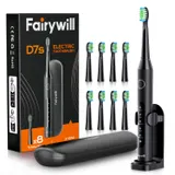 Fairywill Sonic Elektrische Schallzahnbürste Mit Reiseetui 5 Modi 8 Ersatzbürste – Bild 1