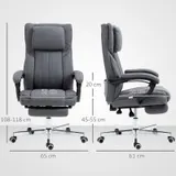 Bürostuhl mit Massagefunktion, Ergonomischer Schreibtischstuhl mit Liegefunktion – Bild 4