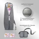 LCP Große Wickeltasche Baby Kinderwagentasche Windeltasche Henkel + Schultergurt – Bild 5