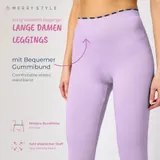 Merry Style Damen Freizeithose Leggings Elastischer Bund Lang Viskose XS-5XL – Bild 4