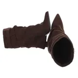 Damen Stiefel mit Reißverschluss und Reißverschluss Ital-Design 9586 in Braun – Bild 2