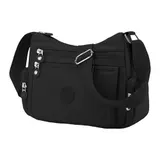 Damen Handtasche Umhängetasche Crossbag schwarz Crossbody Bag Schultertasche DE – Bild 11