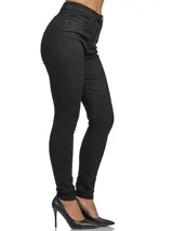 Tazzio Jeans Damen High Waist Skinny Fit Jeanshose Stretch Denim Hose – Bild 5