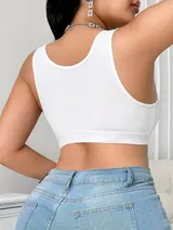 Damen BH Große Größen Frontverschluss Ohne Bügel Komfort BH 2XL 3XL 4XL Sexy u82 – Bild 3