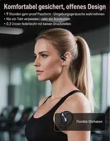 Kabellos Open Ear Ohrhörer mit Ohrbügel 3D Sound TWS Bluetooth Sportkopfhörer – Bild 4