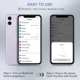 Kompatible iPhone Kopfhörer mit Lightning Connector, Noise Cancelling Headset – Bild 4