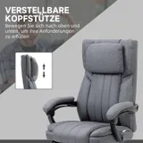 Bürostuhl mit Massagefunktion, Ergonomischer Schreibtischstuhl mit Liegefunktion – Bild 8