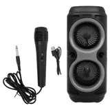 BLUETOOTH 5.0 LAUTSPRECHER RGB SUBWOOFER MUSIKBOX BOOMBOX PARTY LED MIT MIKROFON – Bild 6