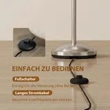 HOMCOM Stehlampe Wohnzimmer 40 W 3 Flammige Stehleuchte mit Fußschalter – Bild 6