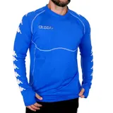 Kappa Herren Longsleeve Sport Laufshirt Langam Shirt Fußball Trikot Top blau rot – Bild 4
