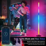LED Stehleuchte RGB 10W Dimmbar Farbig Stehlampe Lichtsäule Standleuchte Dimmbar – Bild 4