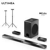 ULTIMEA Nova S80 5.1.2CH Dolby Atmos Soundbar mit 8" Subwoofer für TV + Stands – Bild 1