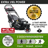 BRAST Rasenmäher Benzin Trike 5,2kW (7PS) mit Antrieb 53cm Schnittbreite 224ccm – Bild 3