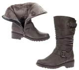 Damen Stiefel Winterstiefel Damenschuhe Boots Schuhe Gefüttert Warm Braun 37-43 – Bild 10