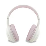 Guess Bluetooth Wireless Headphones On-Ear BI-Color Printed Gold Logo white pink – Bild 2
