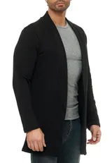 Redbridge Herren Cardigan Jacke Sweatjacke Sweater Sakko Pullover Long Cut M3634 – Bild 4
