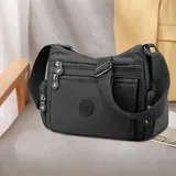 Damen Handtasche Umhängetasche Crossbag schwarz Crossbody Bag Schultertasche DE – Bild 14